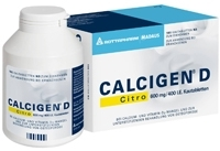 CALCIGEN D Citro 600 mg/400 I.E. Kautabletten