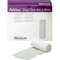 ASKINA Elast Fine Binde 10 cmx4 m cellophaniert