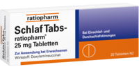 SCHLAF TABS-ratiopharm 25 mg Tabletten