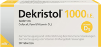 DEKRISTOL 1.000 I.E. Tabletten