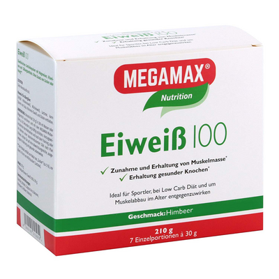 EIWEISS 100 Himbeer Megamax Pulver