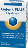 GRANDEL Gelenk PLUS Hyaluron Kapseln