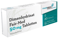 DIMENHYDRINAT Fair-Med 50 mg Tabletten