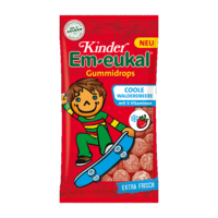 EM-EUKAL Kinder Gummidrops coole Walderdbeere zh.