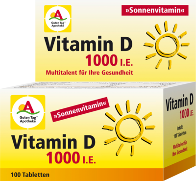 GUTEN TAG Apotheke Vitamin D 1000 I.E. Tabletten