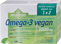 GESUNDFORM Omega-3 vegan Algenöl 1000 mg VegaCaps