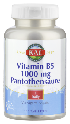 VITAMIN B5 1000 mg Pantothensäure Tabletten