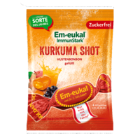 EM-EUKAL Bonbons Kurkuma-Shot gefüllt zuckerfrei