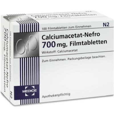 CALCIUMACETAT NEFRO 700 mg Filmtabletten