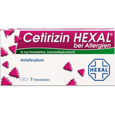 CETIRIZIN HEXAL Filmtabletten bei Allergien