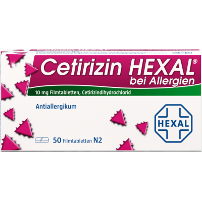 CETIRIZIN HEXAL Filmtabletten bei Allergien