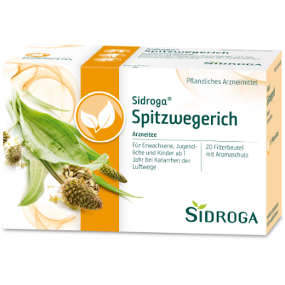 SIDROGA Spitzwegerich Tee Filterbeutel