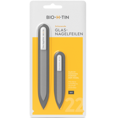 BIO-H-TIN Glas Nagelfeile Set