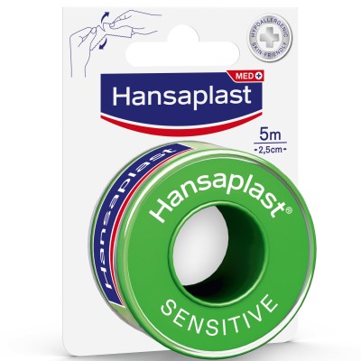 HANSAPLAST Fixierpfl.Sensitive 2,5 cmx5 m