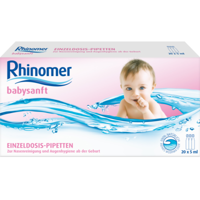 RHINOMER babysanft Meerwasser 5ml Einzeldosispip.