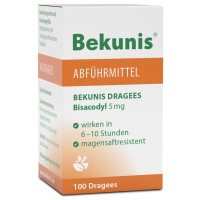 BEKUNIS Dragees Bisacodyl 5 mg magensaftres.Tabl.