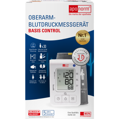 APONORM Blutdruckmessgerät Basis Control Oberarm