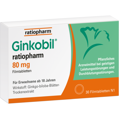 GINKOBIL-ratiopharm 80 mg Filmtabletten