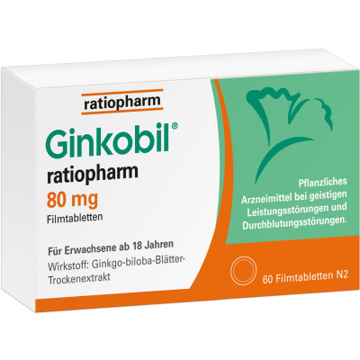 GINKOBIL-ratiopharm 80 mg Filmtabletten