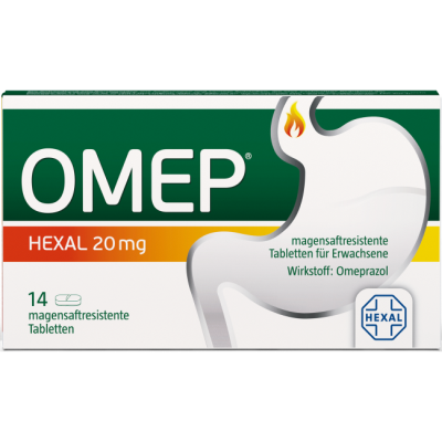 OMEP HEXAL 20 mg magensaftresistente Tabletten