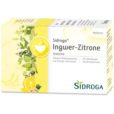 SIDROGA Wellness Ingwer-Zitrone Tee Filterbeutel