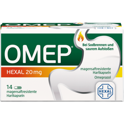 OMEP HEXAL 20 mg magensaftresistente Hartkapseln