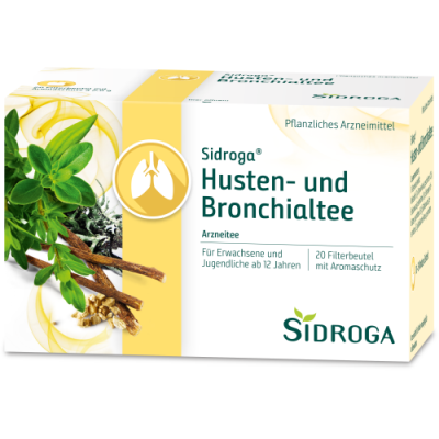 SIDROGA Husten- und Bronchialtee Filterbeutel