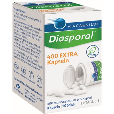 MAGNESIUM DIASPORAL 400 Extra Kapseln