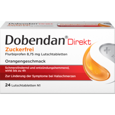 DOBENDAN Direkt zuckerfrei Flurbiprofen 8,75mg Lut