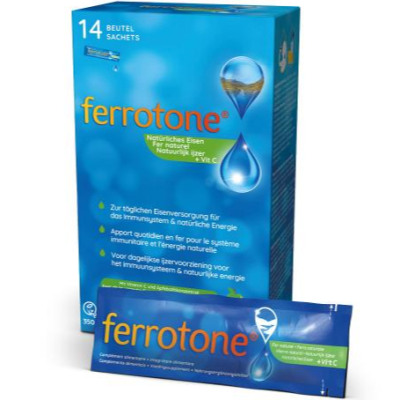 FERROTONE Eisen m.Apfelkonzentrat u.Vitamin C Btl.