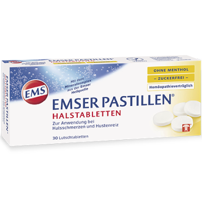 EMSER Pastillen ohne Menthol zuckerfrei