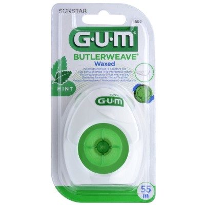 GUM BUTLERWEAVE waxed Zahnseide mint
