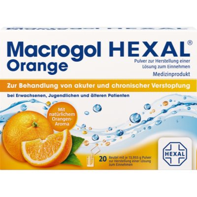 MACROGOL HEXAL Orange Plv.z.Her.e.Lsg.z.Einn.Btl.