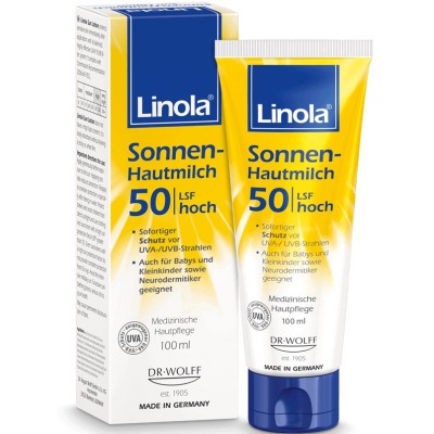 LINOLA Sonnen-Hautmilch LSF 50