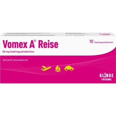 VOMEX A Reise 50 mg Sublingualtabletten