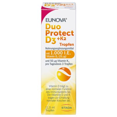 EUNOVA DuoProtect D3+K2 1000 I.E./50 µg Tropfen