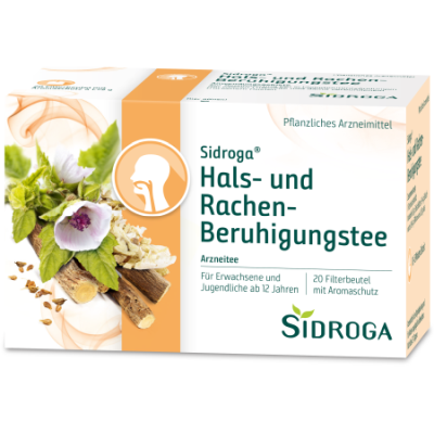 SIDROGA Hals- und Rachen-Beruhigungstee Filterbtl.