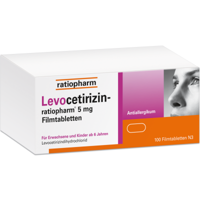 LEVOCETIRIZIN-ratiopharm 5 mg Filmtabletten