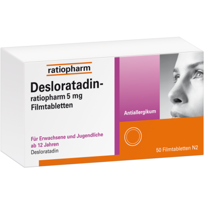 DESLORATADIN-ratiopharm 5 mg Filmtabletten