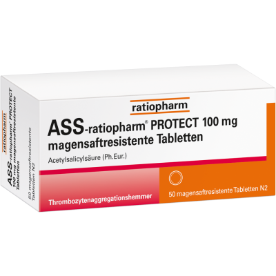 ASS-ratiopharm PROTECT 100 mg magensaftr.Tabletten