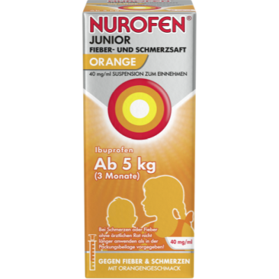 NUROFEN Junior Fieber-u.Schmerzsaft Oran.40 mg/ml