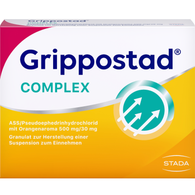 GRIPPOSTAD Complex ASS/Pseudoeph.500/30 mg Orange