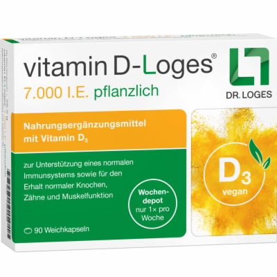 VITAMIN D-LOGES 7.000 I.E. pflanzlich Wochendepot