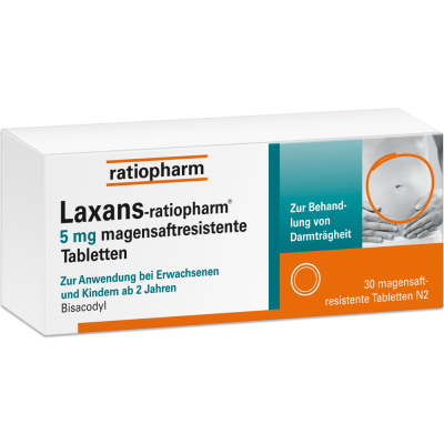 LAXANS-ratiopharm 5 mg magensaftres.Tabletten