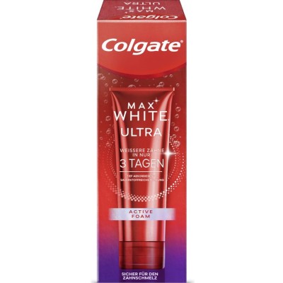 COLGATE Max white Ultra Active Foam Zahnpasta