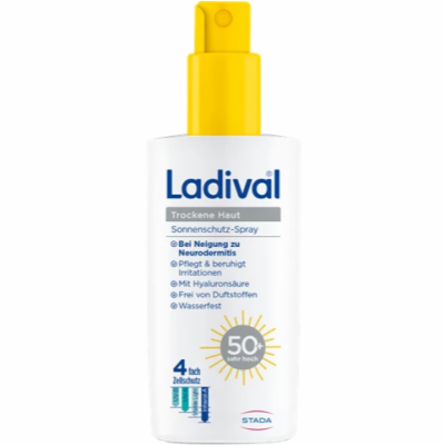 LADIVAL trockene Haut Sonnenschutz-Spray LSF 50+
