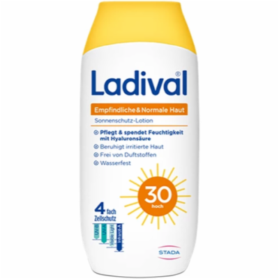 LADIVAL empfindliche & normale Haut Lotion LSF 30