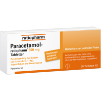 PARACETAMOL-ratiopharm 500 mg Tabletten