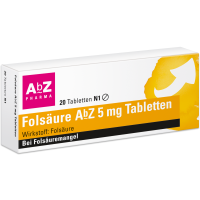 FOLSÄURE AbZ 5 mg Tabletten