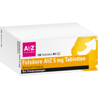 FOLSÄURE AbZ 5 mg Tabletten